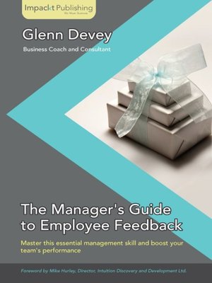 cover image of The Manager's Guide to Employee Feedback